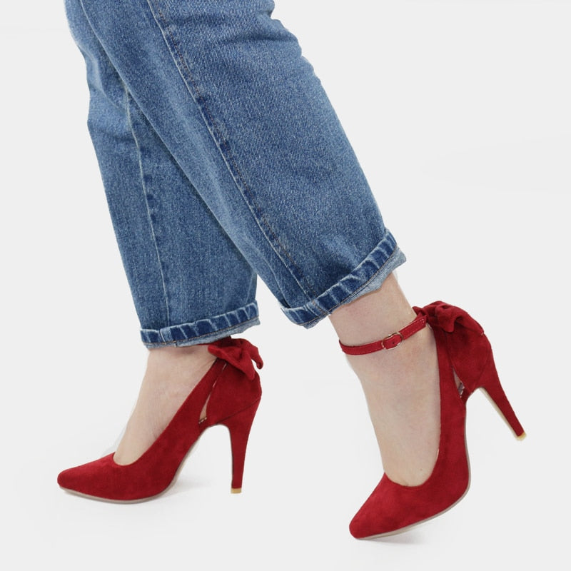 High Heels Butterfly bow pumps