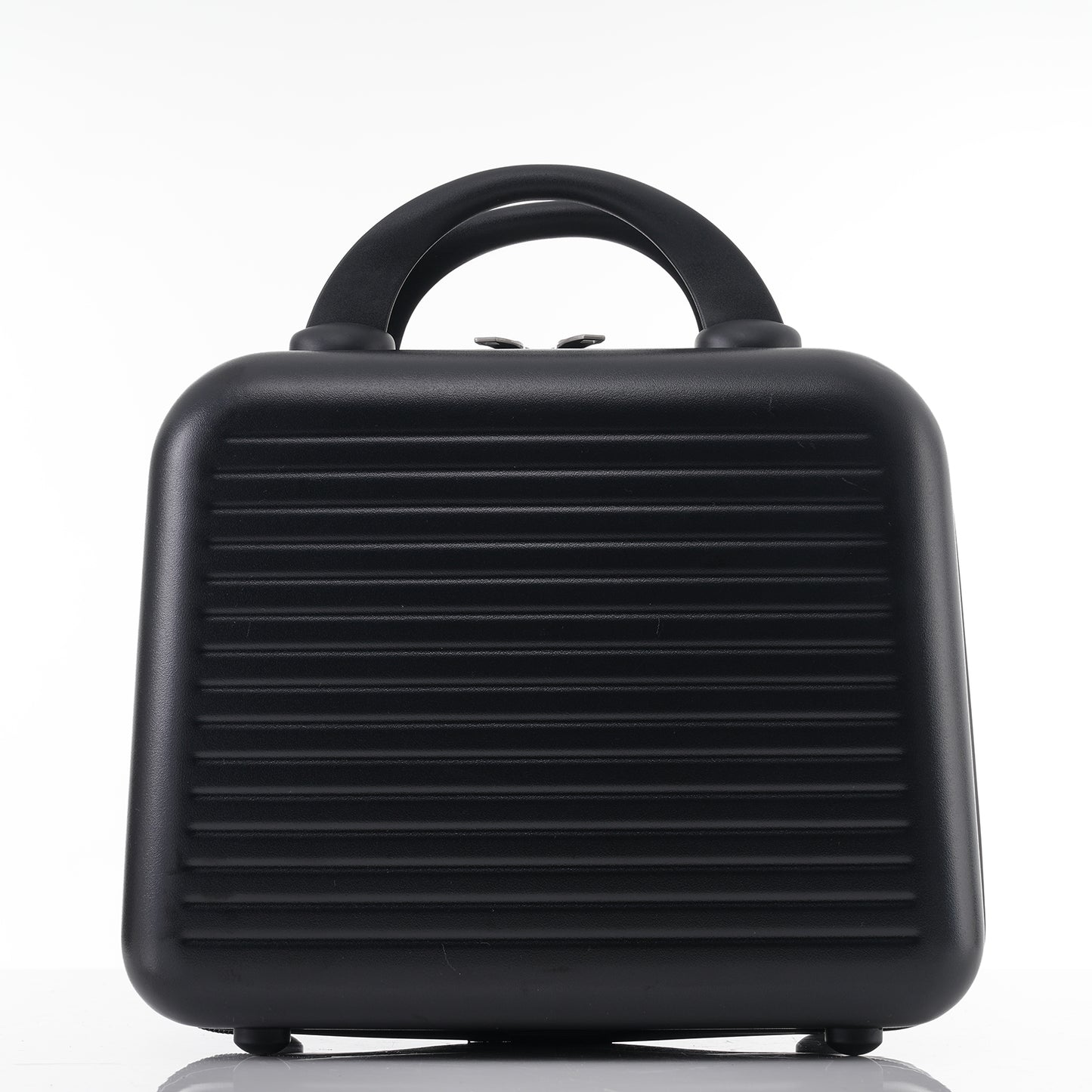 Carry-on Luggage 20 Inch Front Open Luggage Lightweight Suitcase with Front Pocket and USB Port, 1 Portable Carrying Case Black