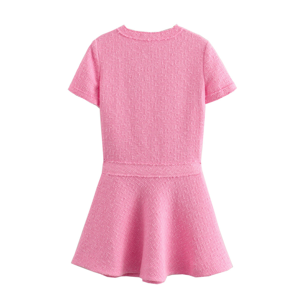 button pocketed dress
