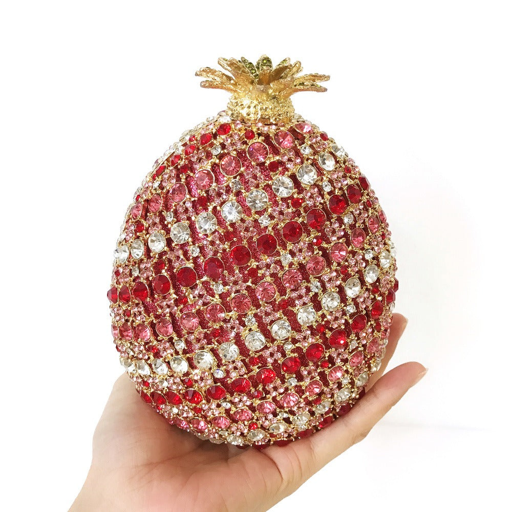 crystal diamond evening bag