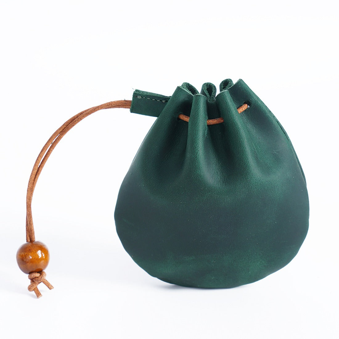 Genunie leather drawstring Vintage wallet