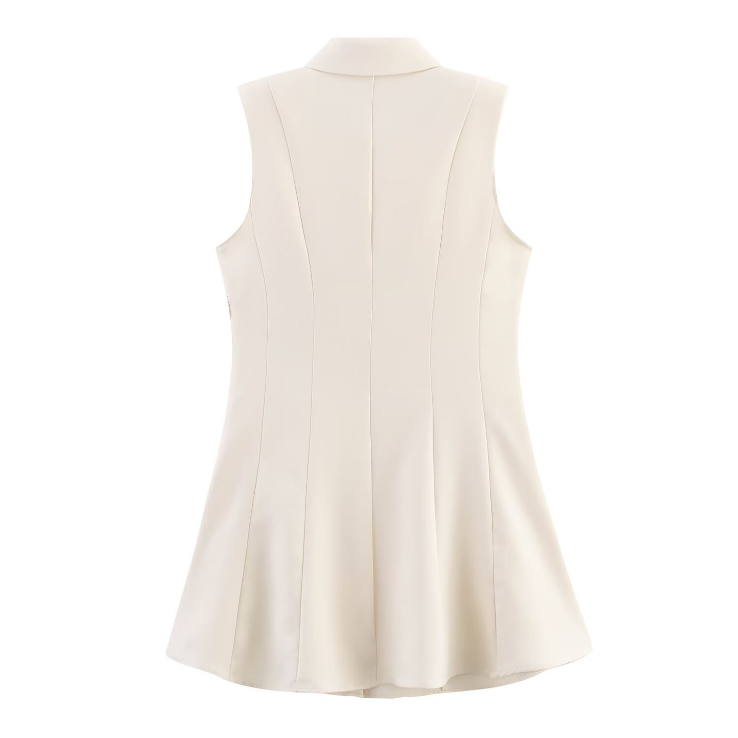Button front pocket dress
