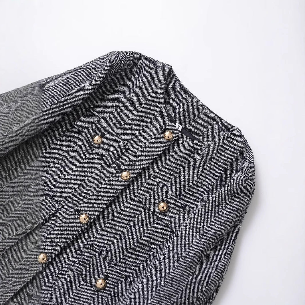 textured woven jacket