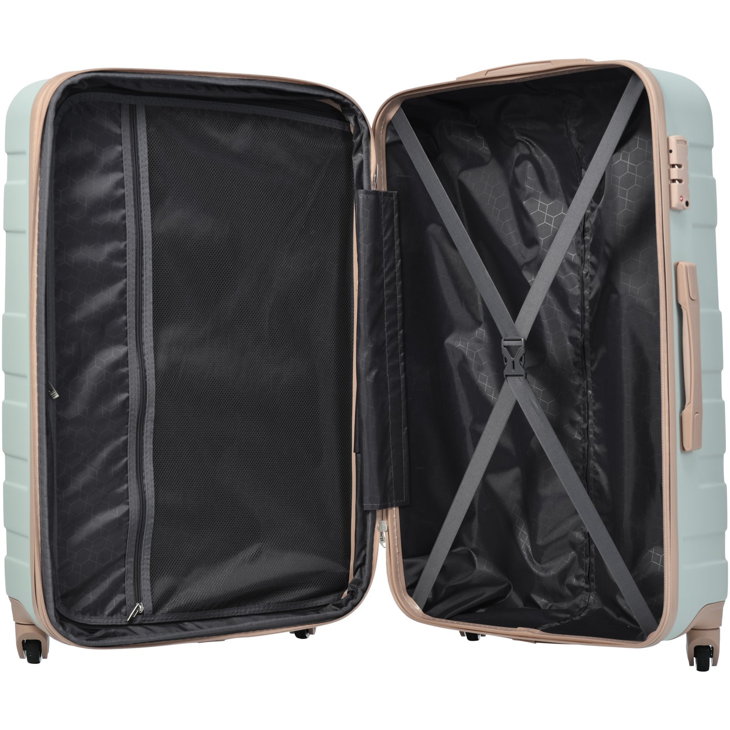 Expandable ABS Hardshell 3pcs Luggage