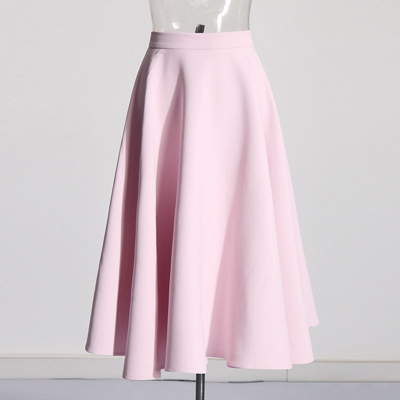 Rose two-piece waist cinching slimming suit skirt set