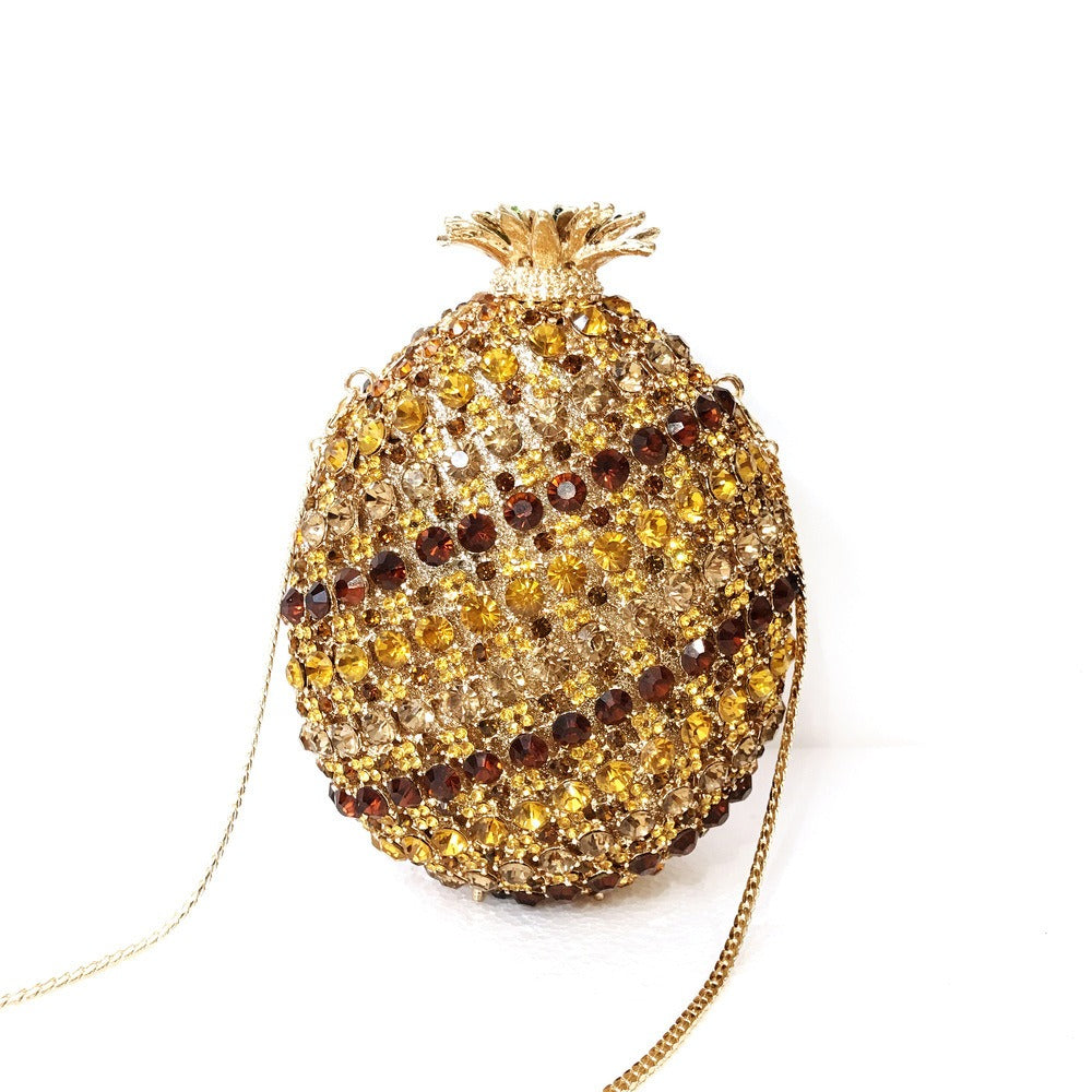 crystal diamond evening bag