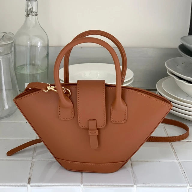 Vintage PU leather Shoulder Bag
