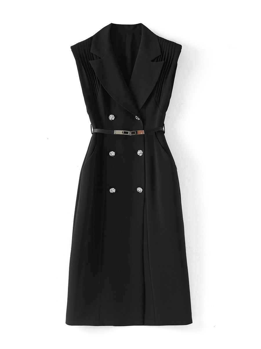 Luxurious button front dress