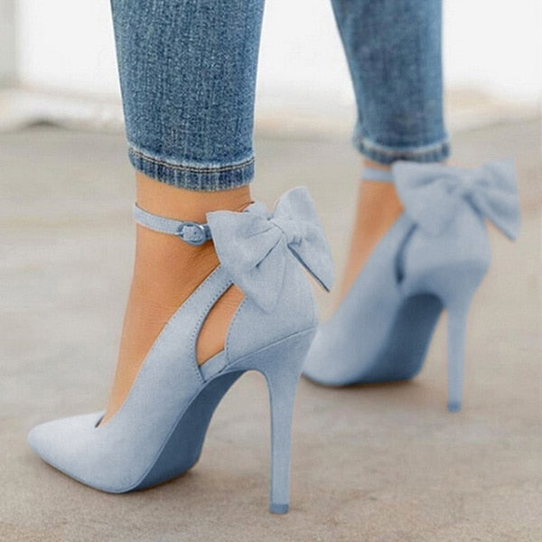 High Heels Butterfly bow pumps