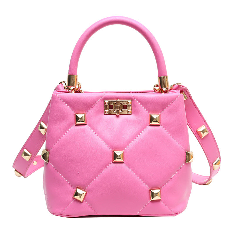 Rivet bucket bag,