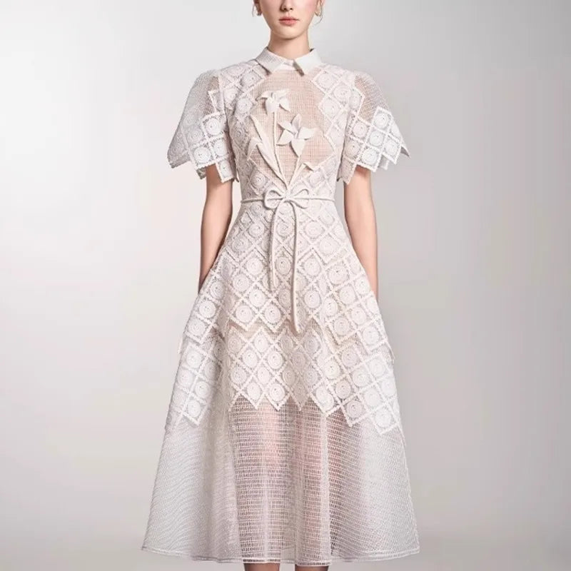 Date night Embroidery dress