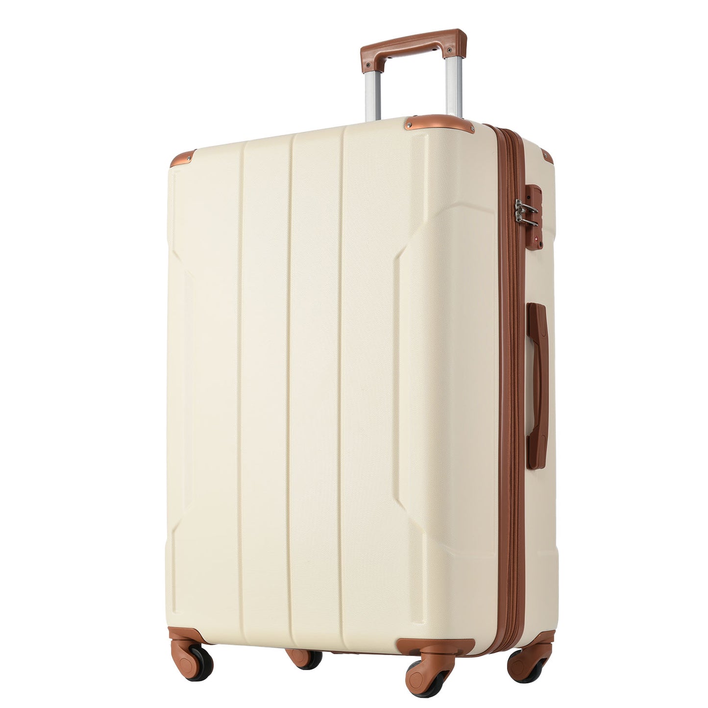Hardshell Luggage Sets 3 Pcs Spinner TSA Lock Lightweight Suitcase