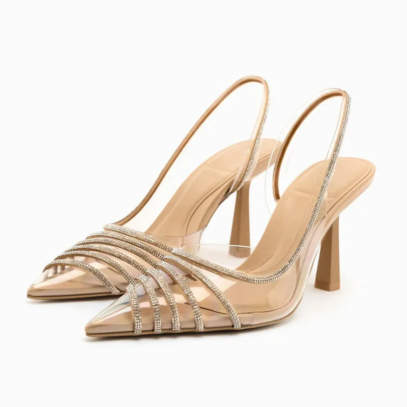 Slingback Pointed Pumps
