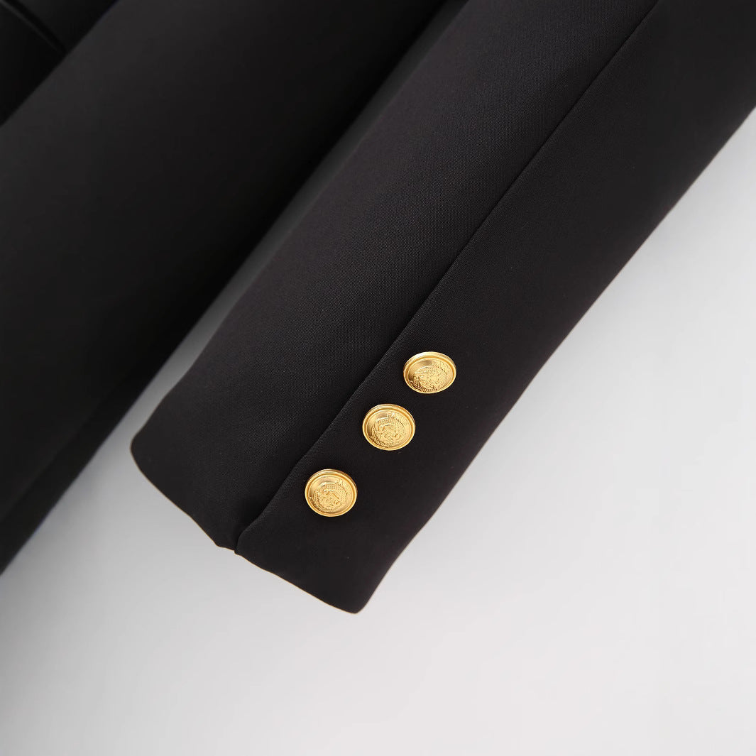 buttoned jacket dress