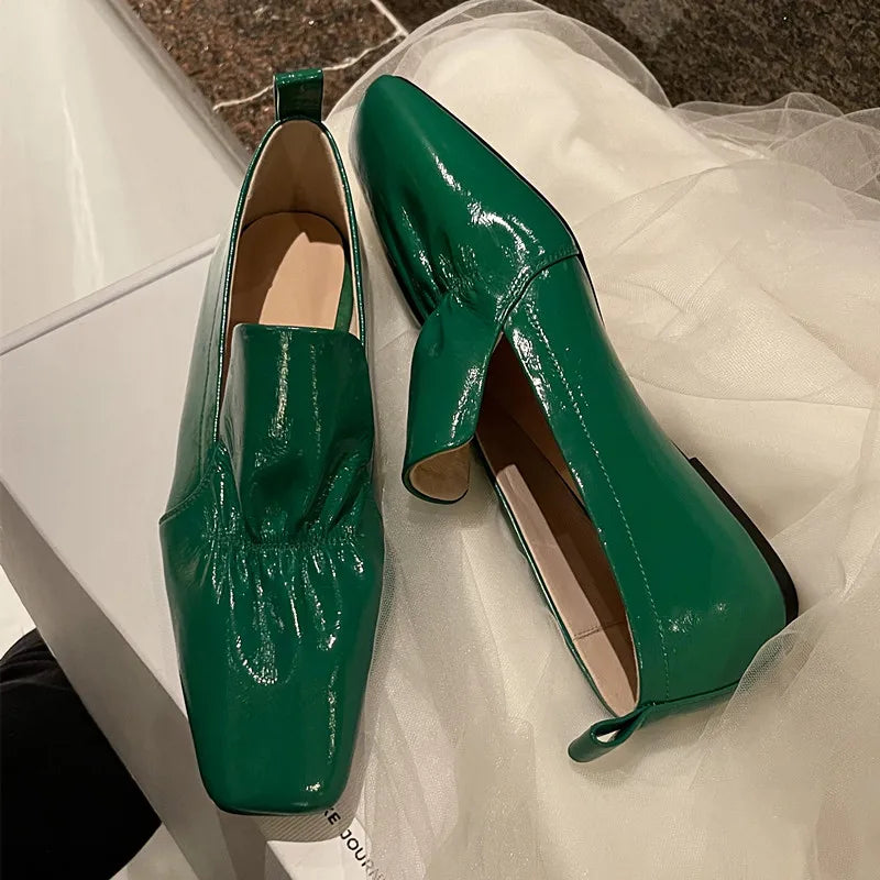 Leather Slip On loafer
