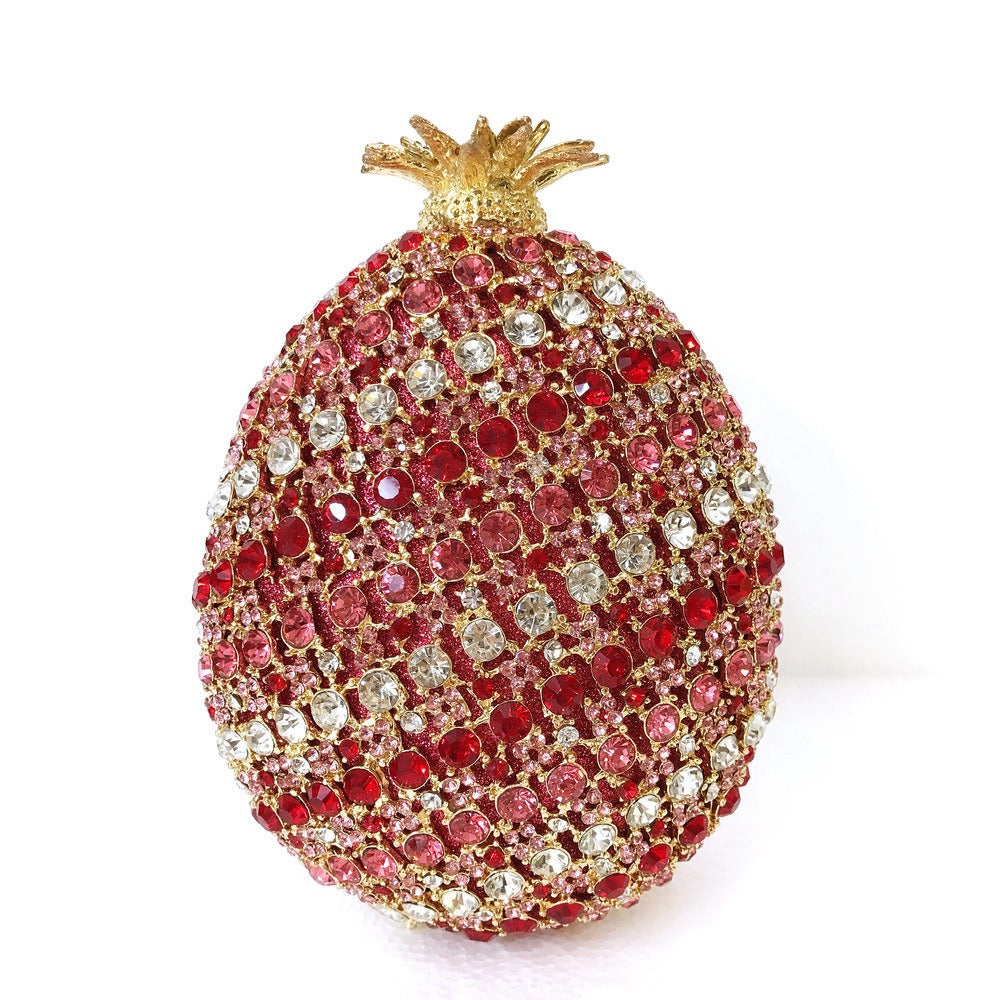 crystal diamond evening bag