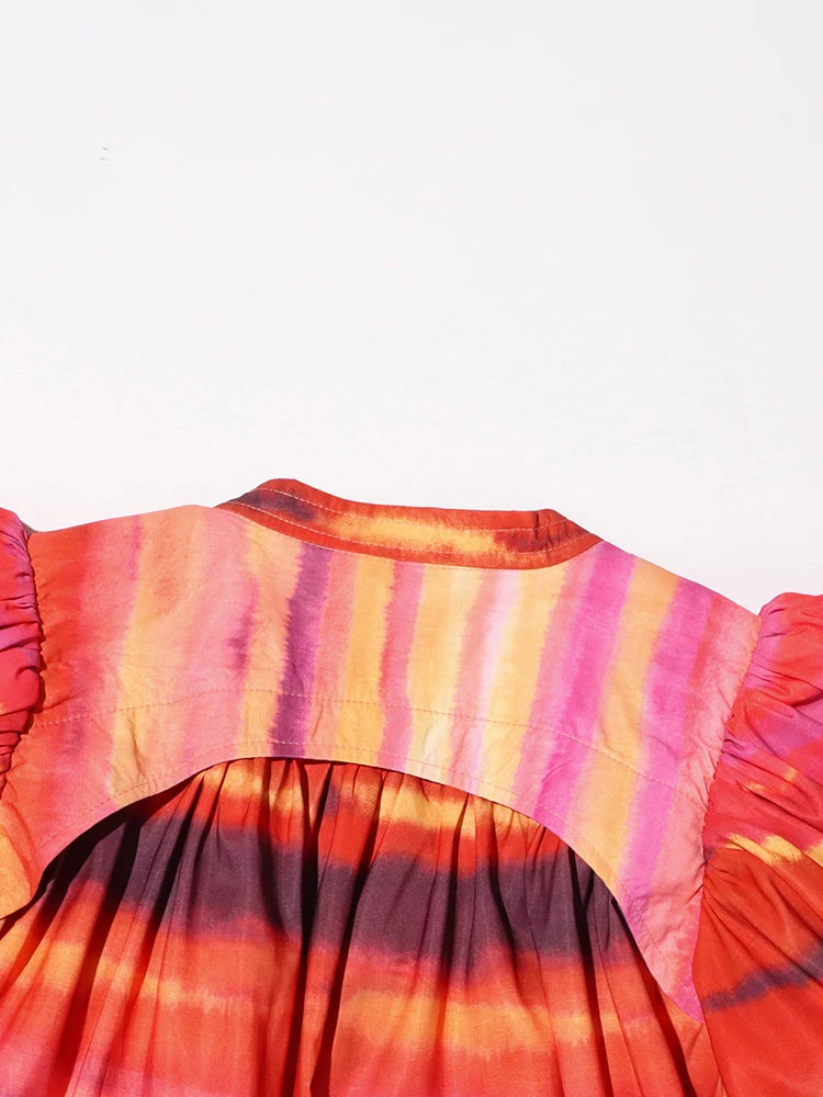 printed short dress