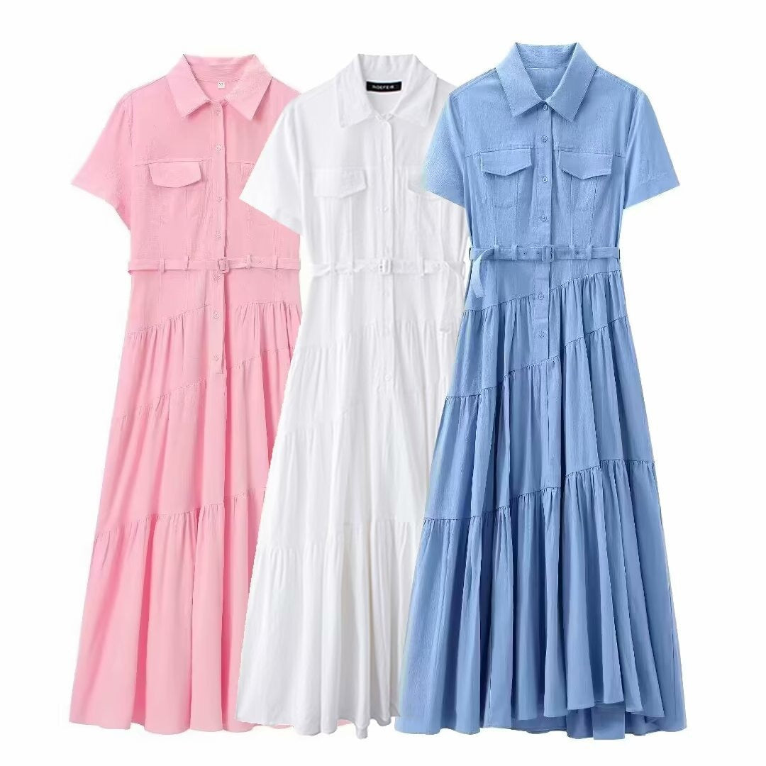 Belted Shirt dress
