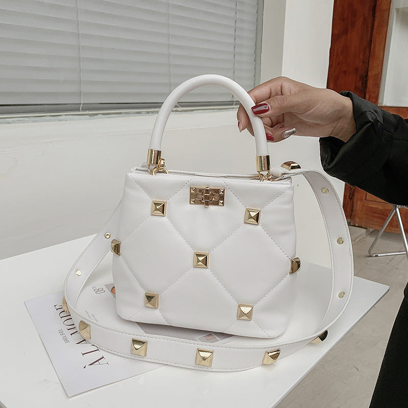 Rivet bucket bag,