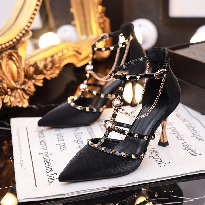 Crystal Slingback High heels pumps