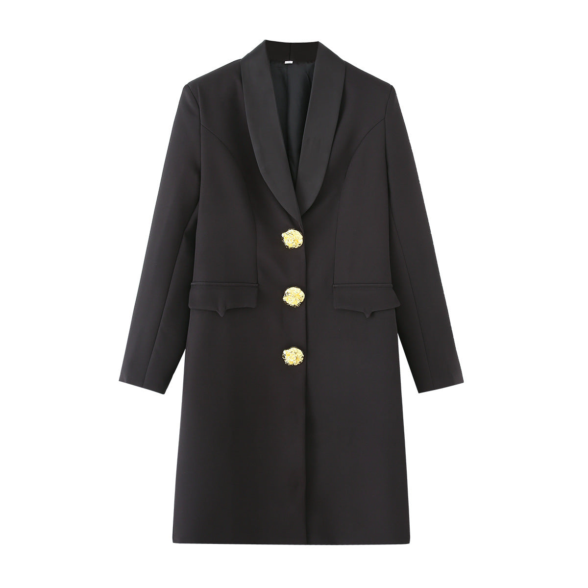 buttoned jacket dress