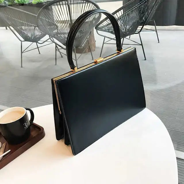 Vintage Large Capacity Luxury Pu Leather Satchel bag