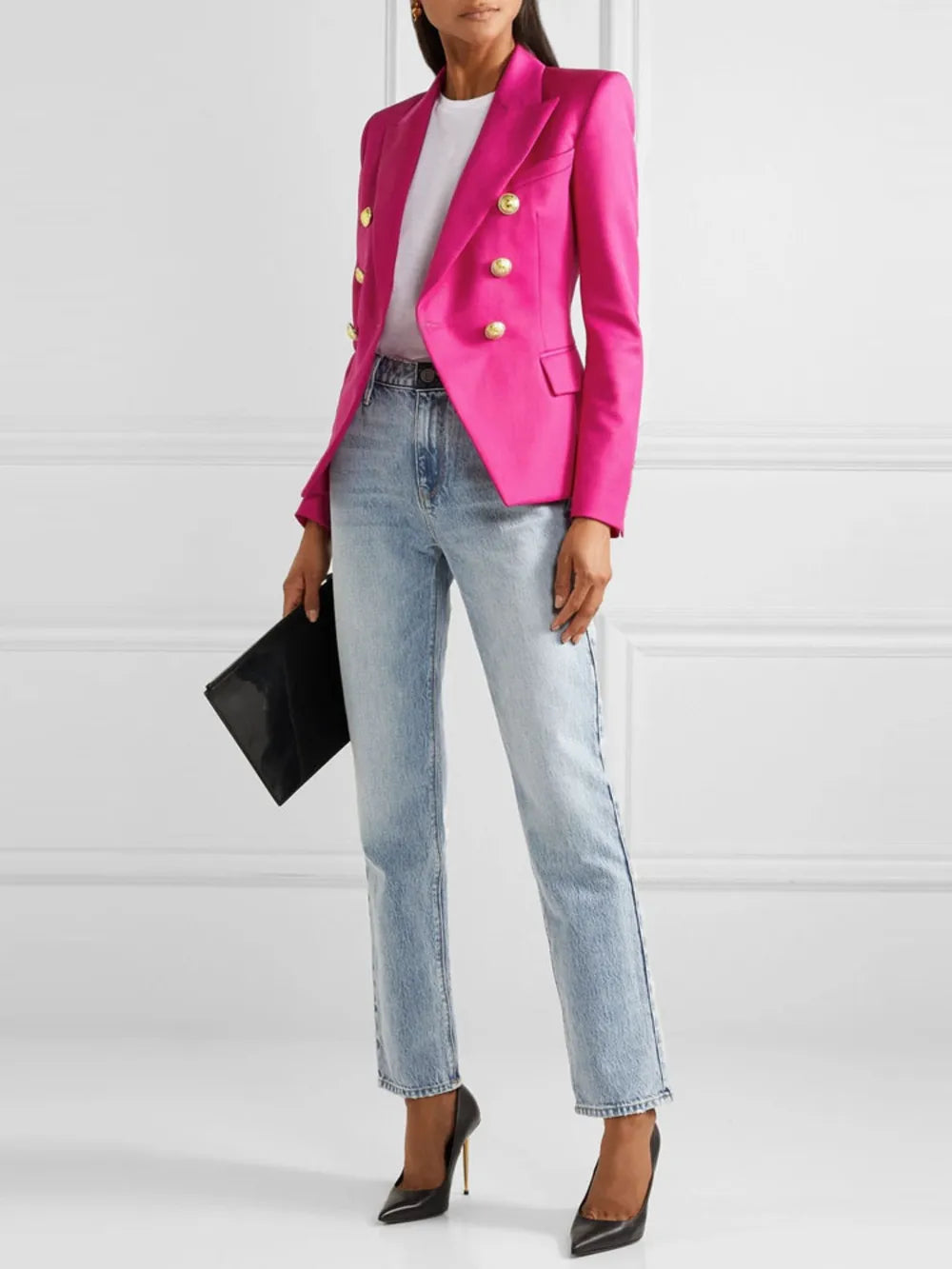 Lapel Collar Blazer