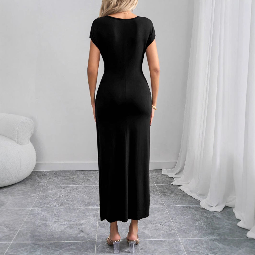 Round Neck Embellished dress