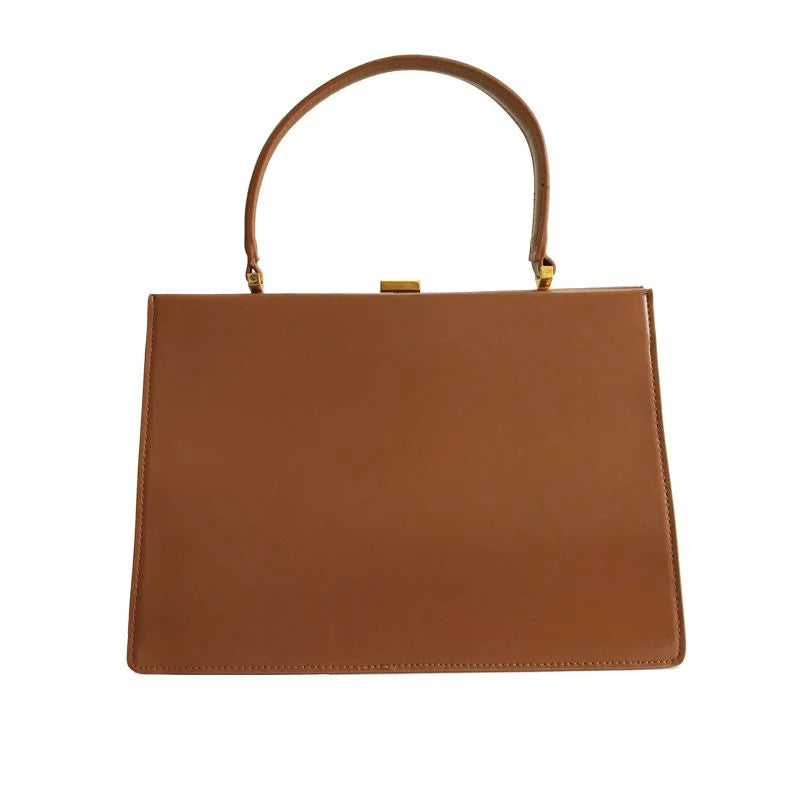 Vintage Large Capacity Luxury Pu Leather Satchel bag