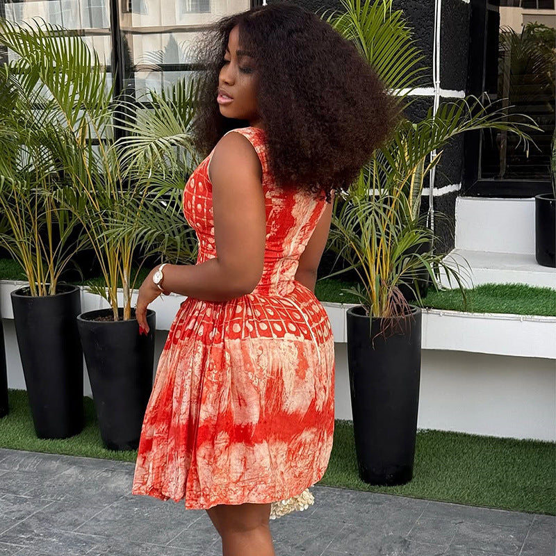 A-Line Round neck dress