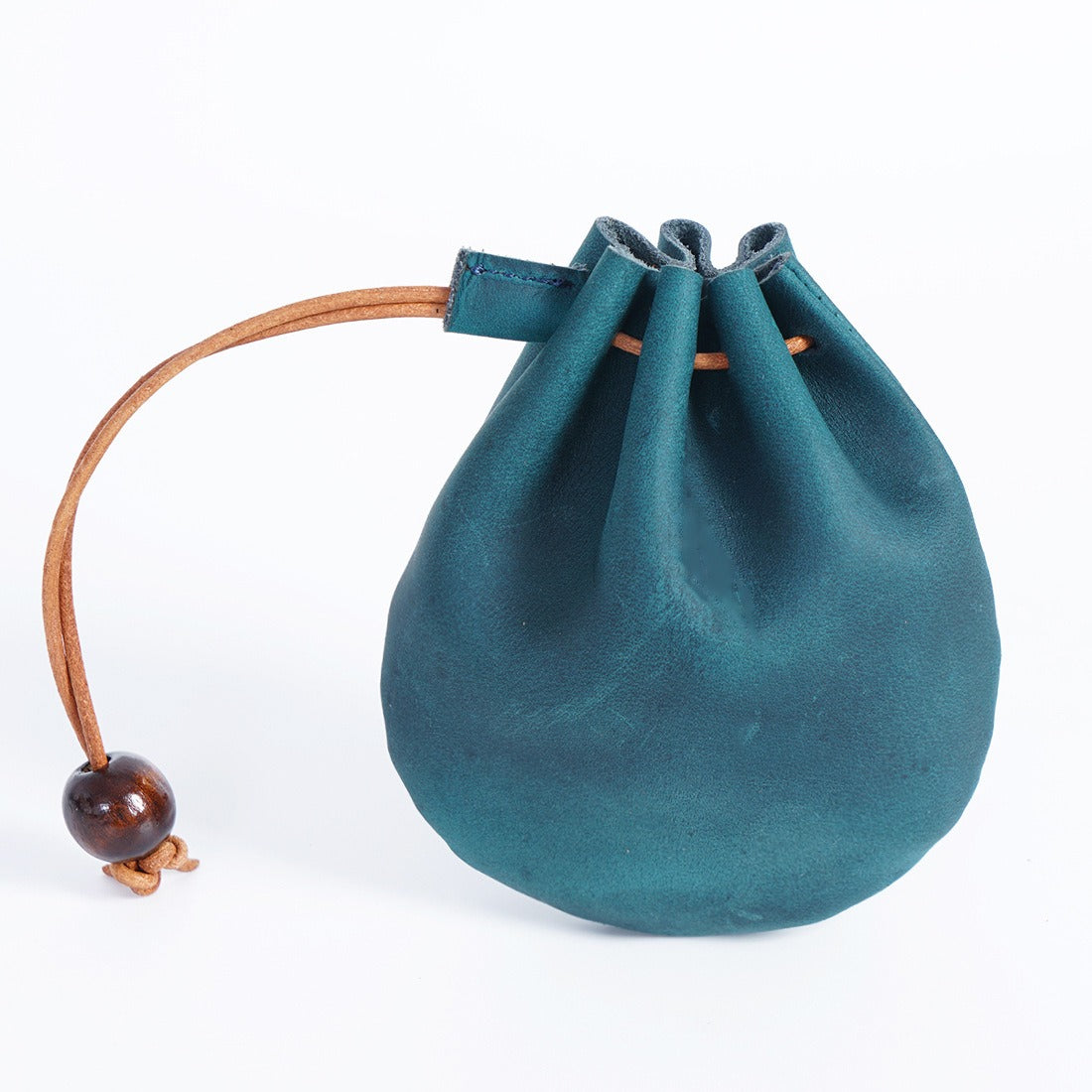 Genunie leather drawstring Vintage wallet