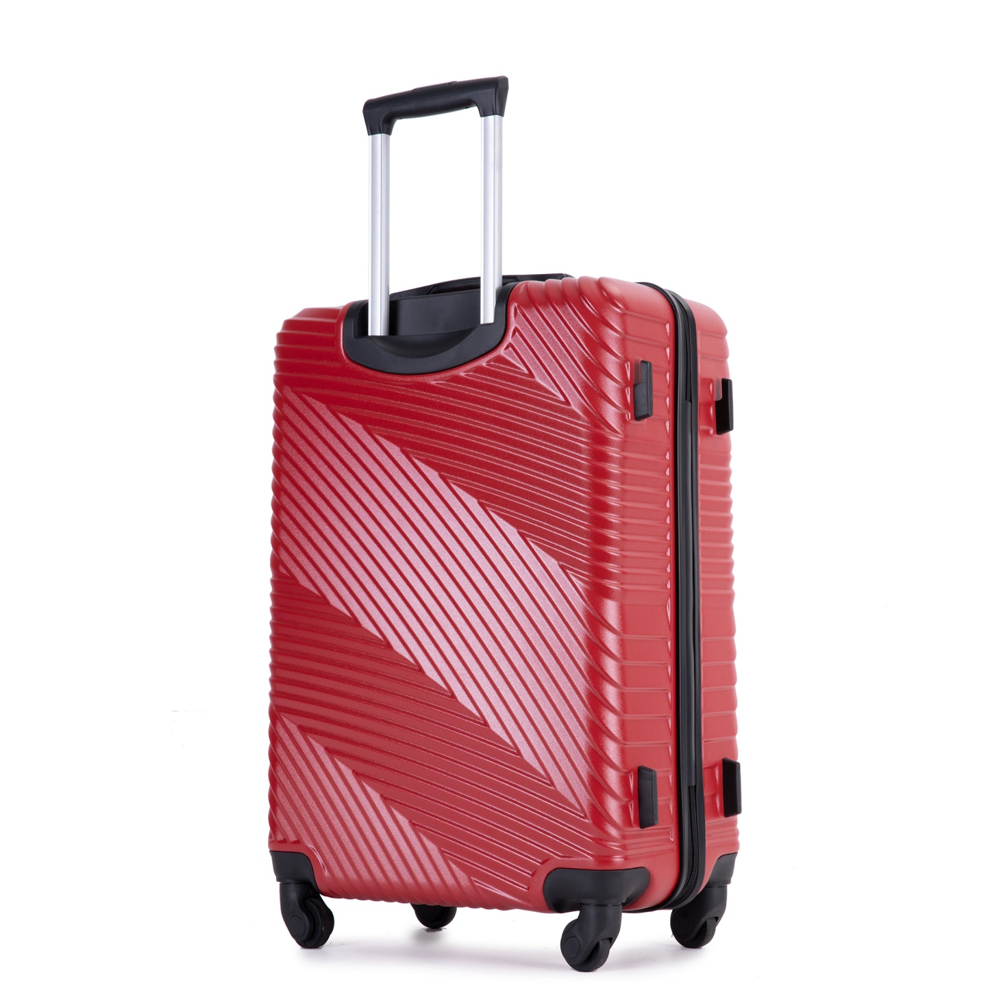 3 Piece Luggage Sets Lightweight Two Hooks Spinner Wheels