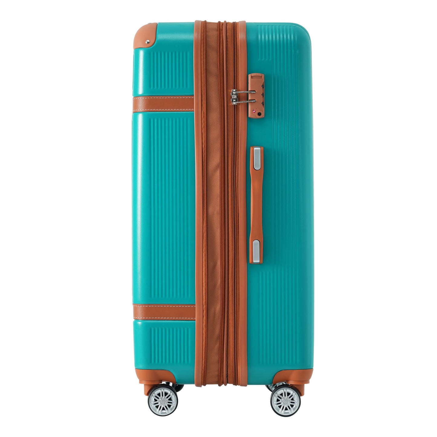 Hardshell Luggage Sets 3 Piece double spinner 8 wheels Suitcase TSA Lock Lightweight
