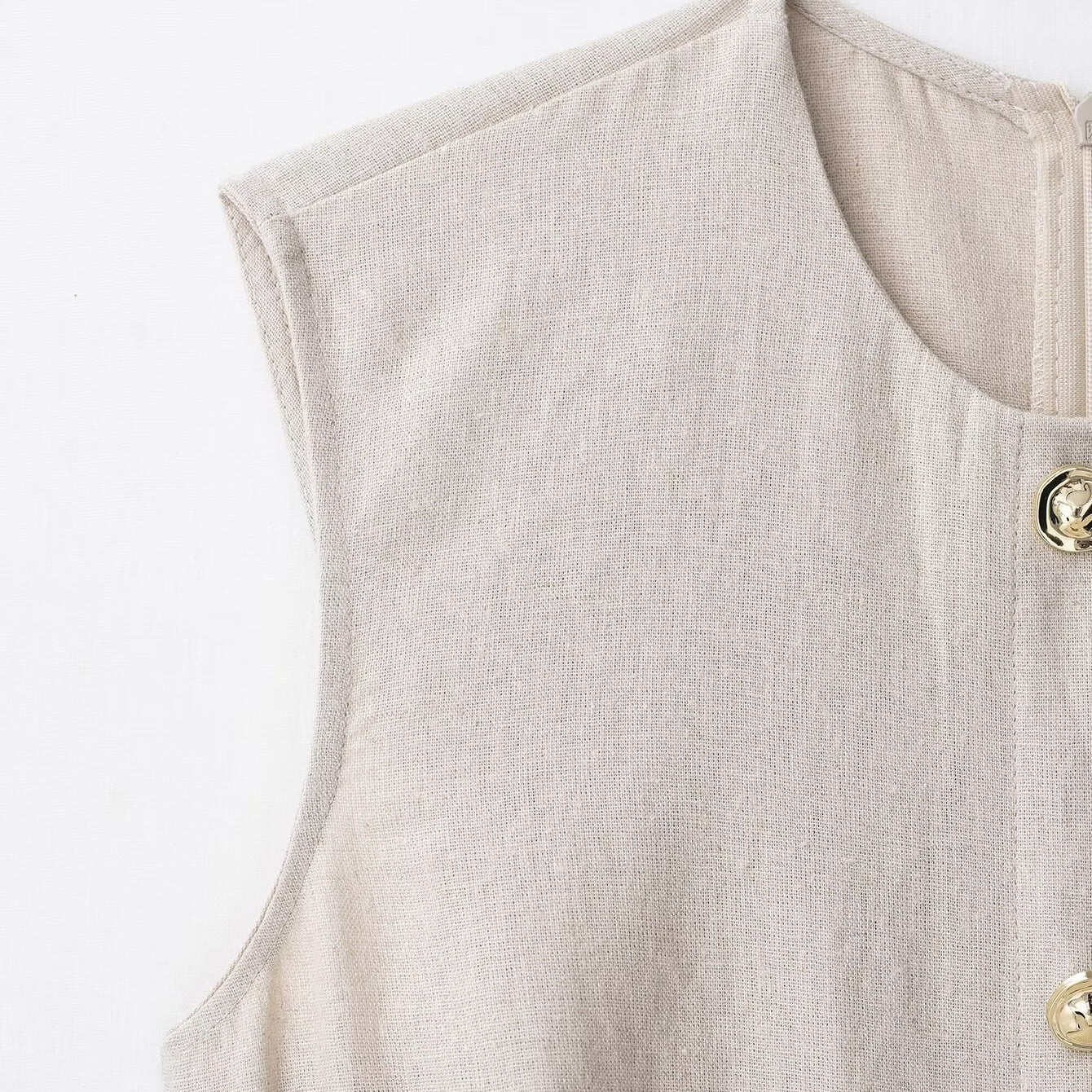 Buttoned Front Waistband belted dress