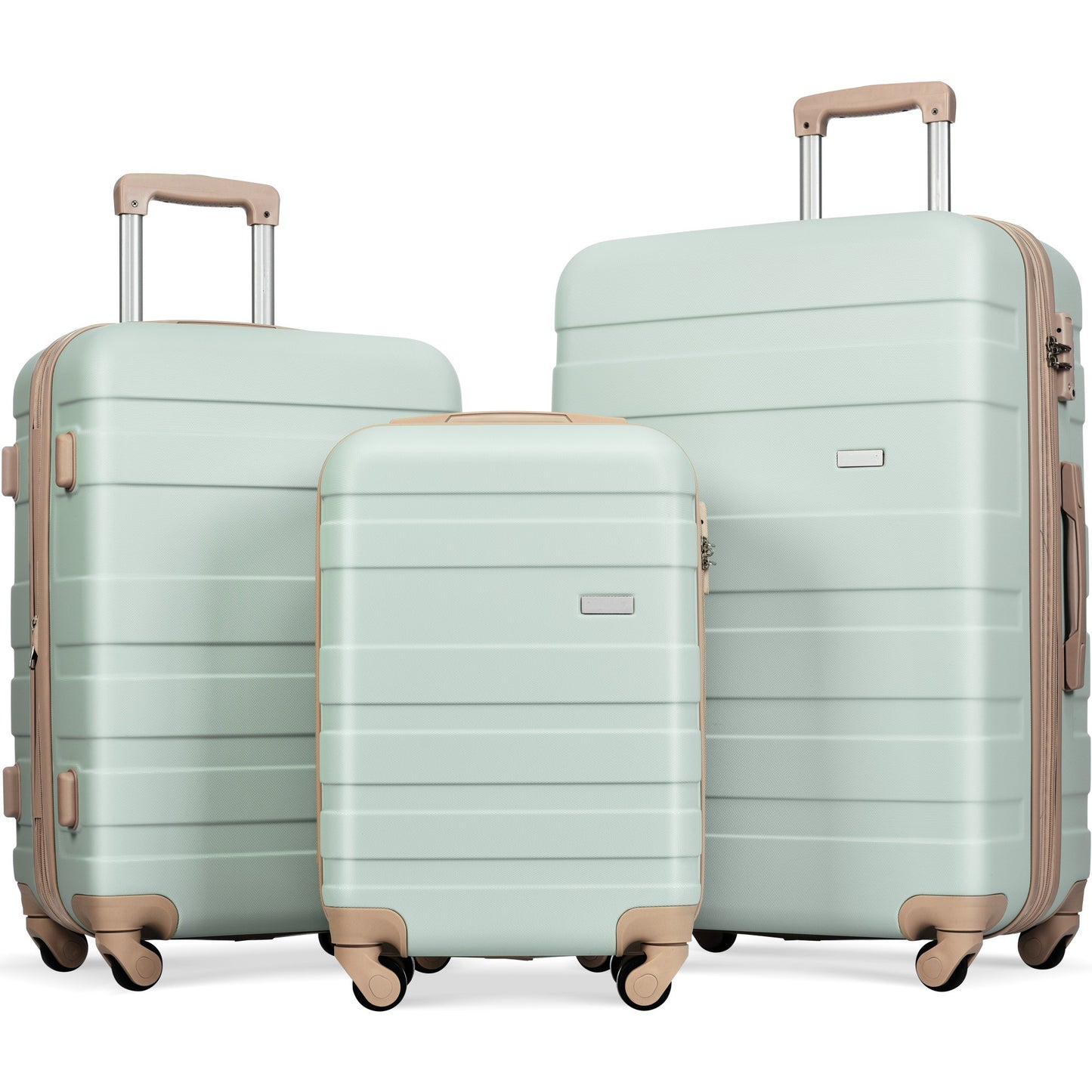 Expandable ABS Hardshell 3pcs Luggage