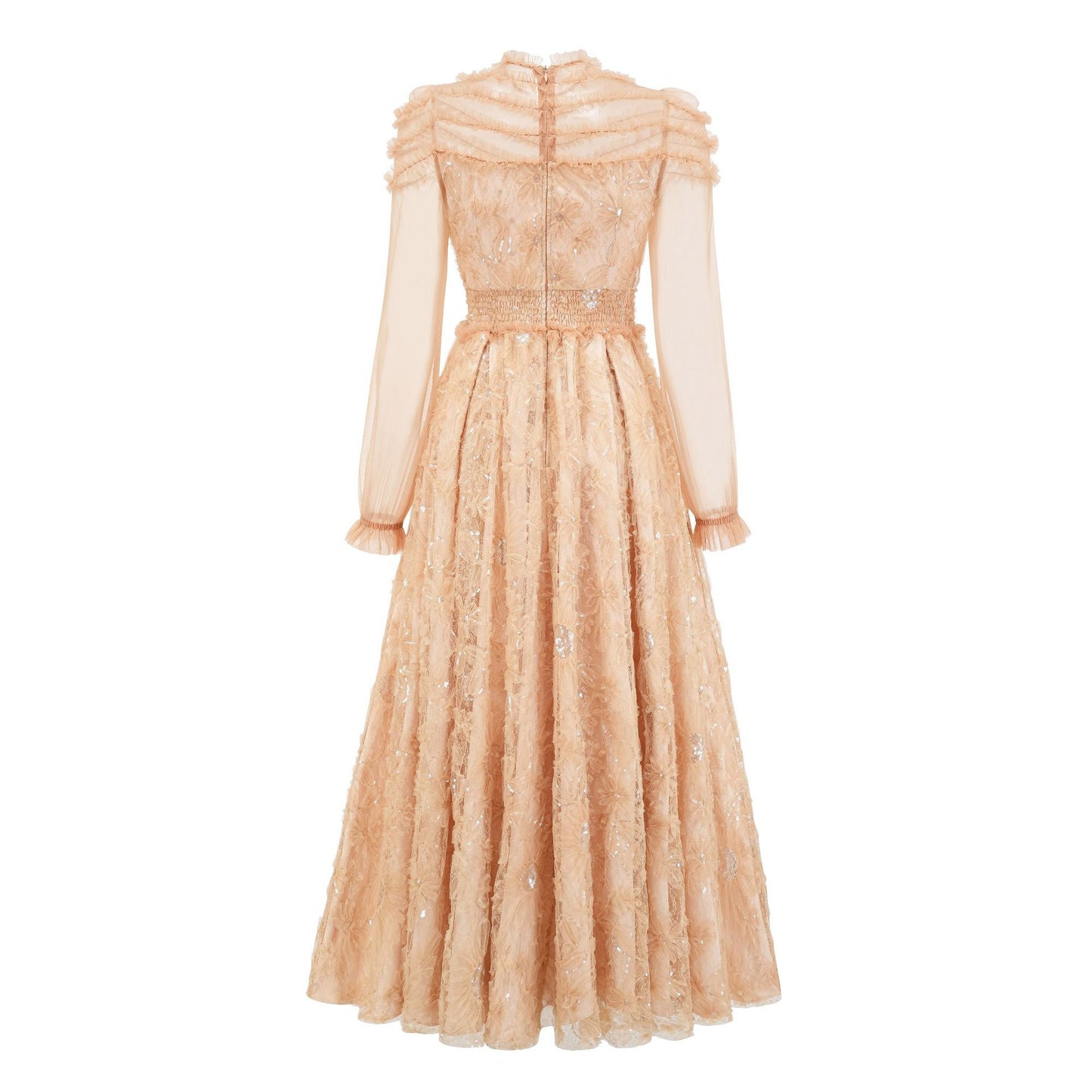 Lace Sequins High Waist dress