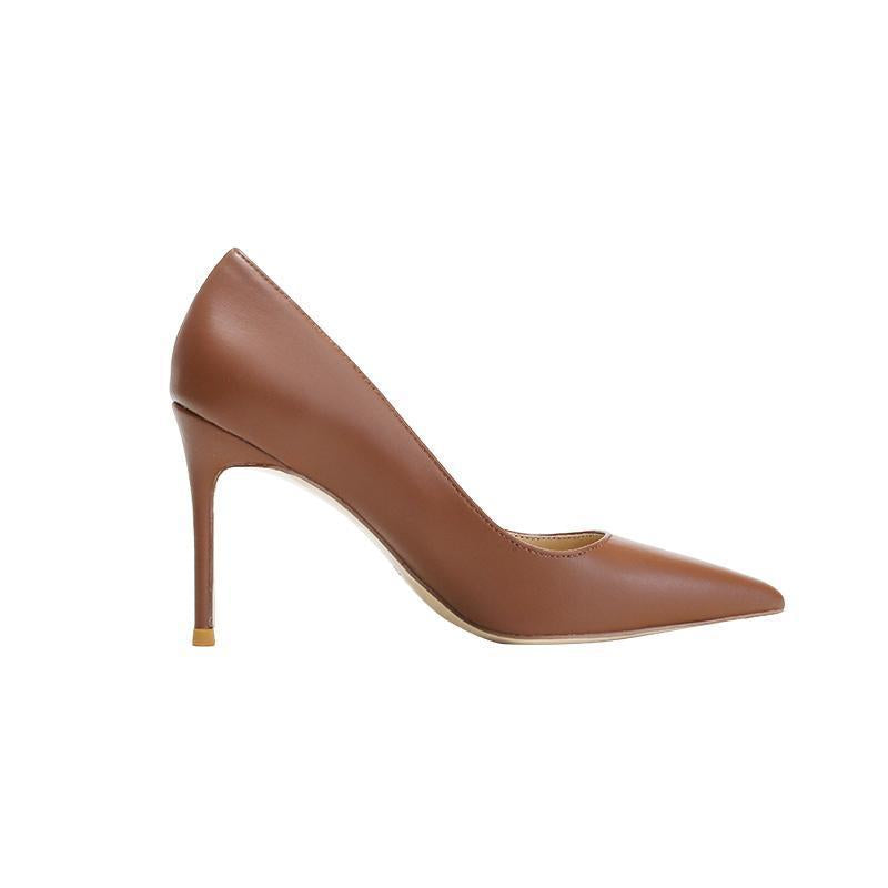 Matte Pointed Toe High Heel pumps