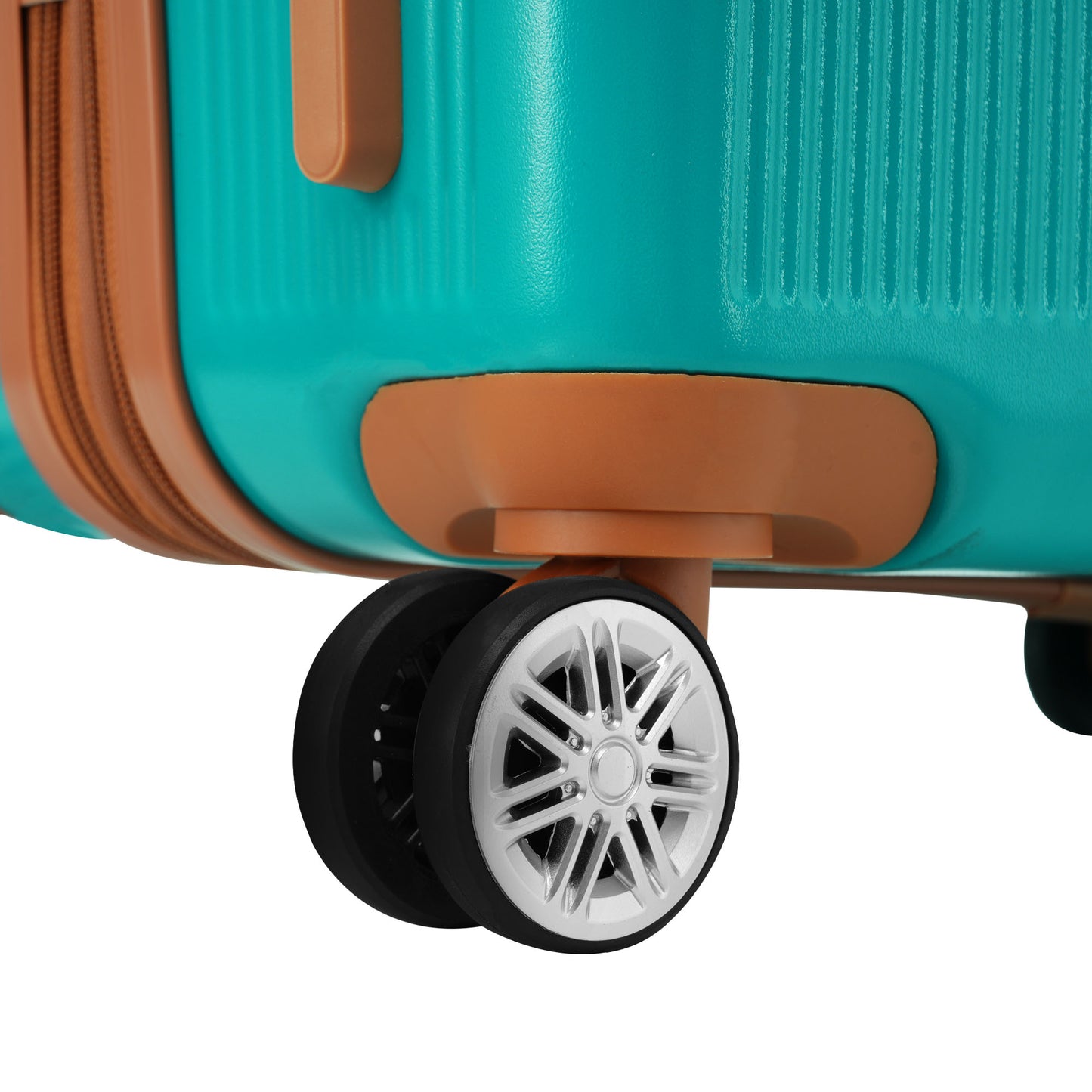 Hardshell Luggage Sets 3 Piece double spinner 8 wheels Suitcase TSA Lock Lightweight