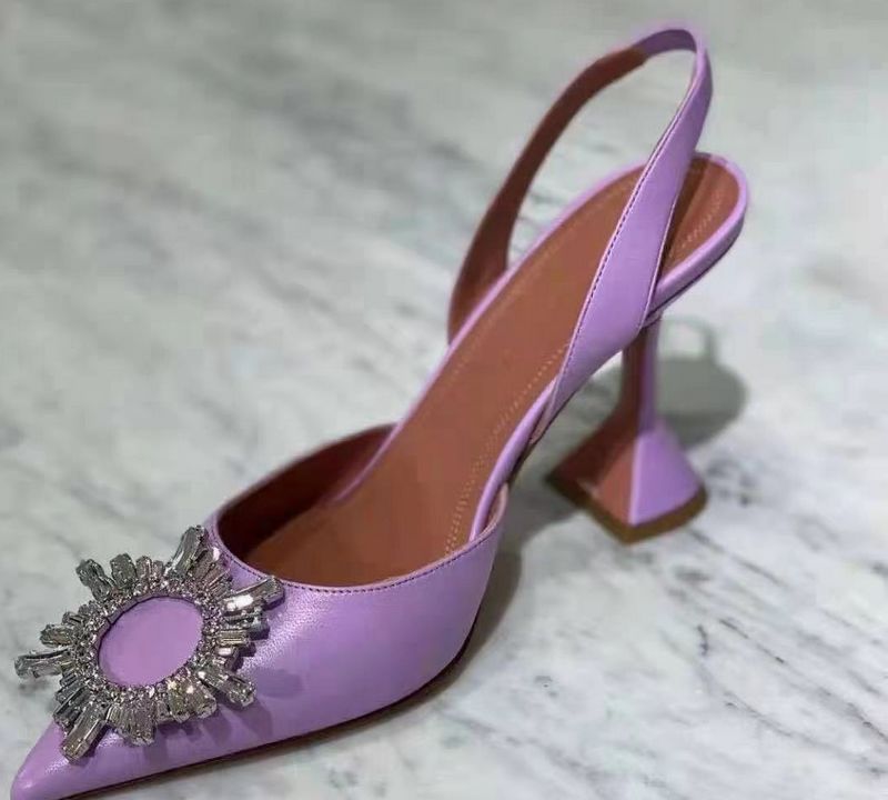 Crystal Slingback High heels pumps