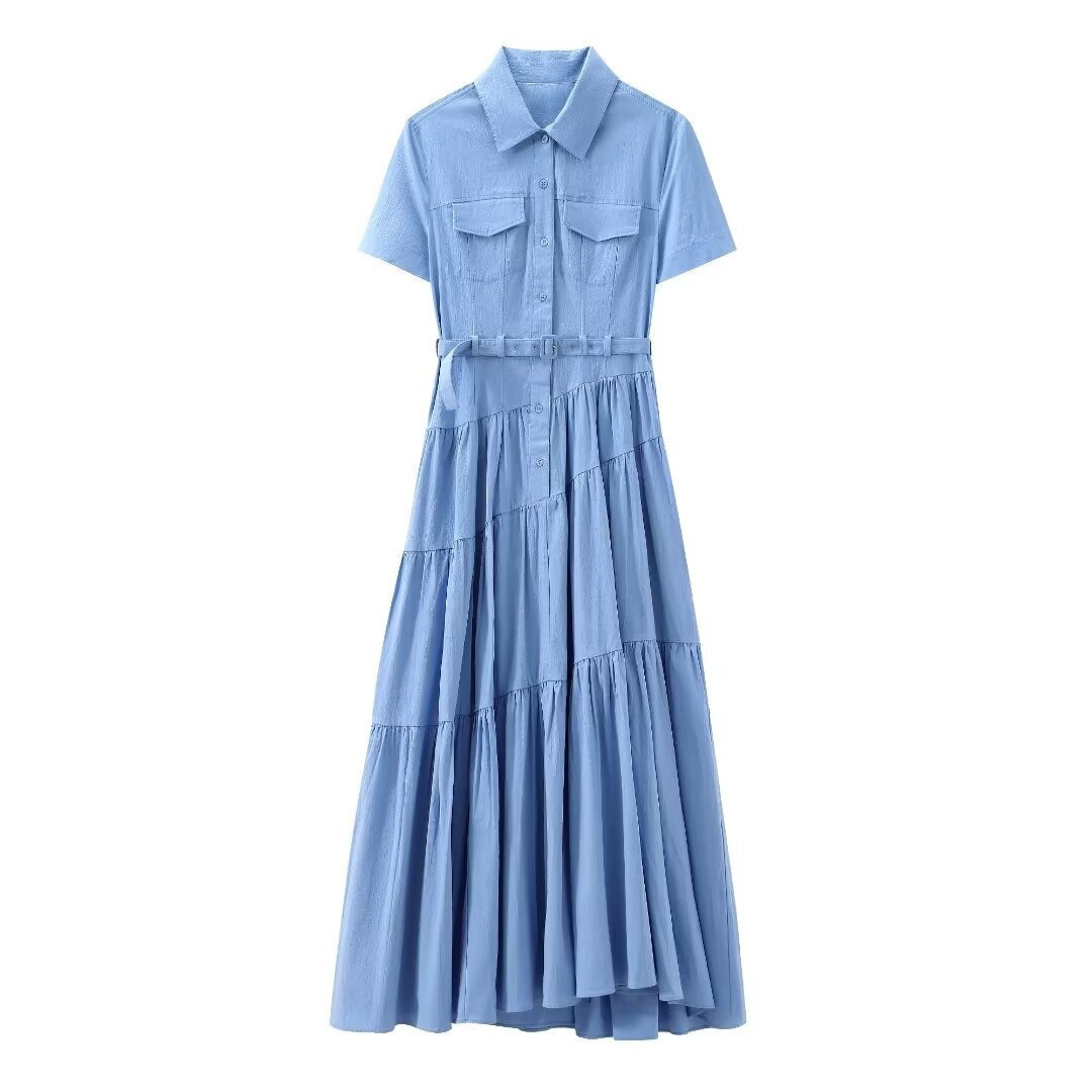 Belted Shirt dress