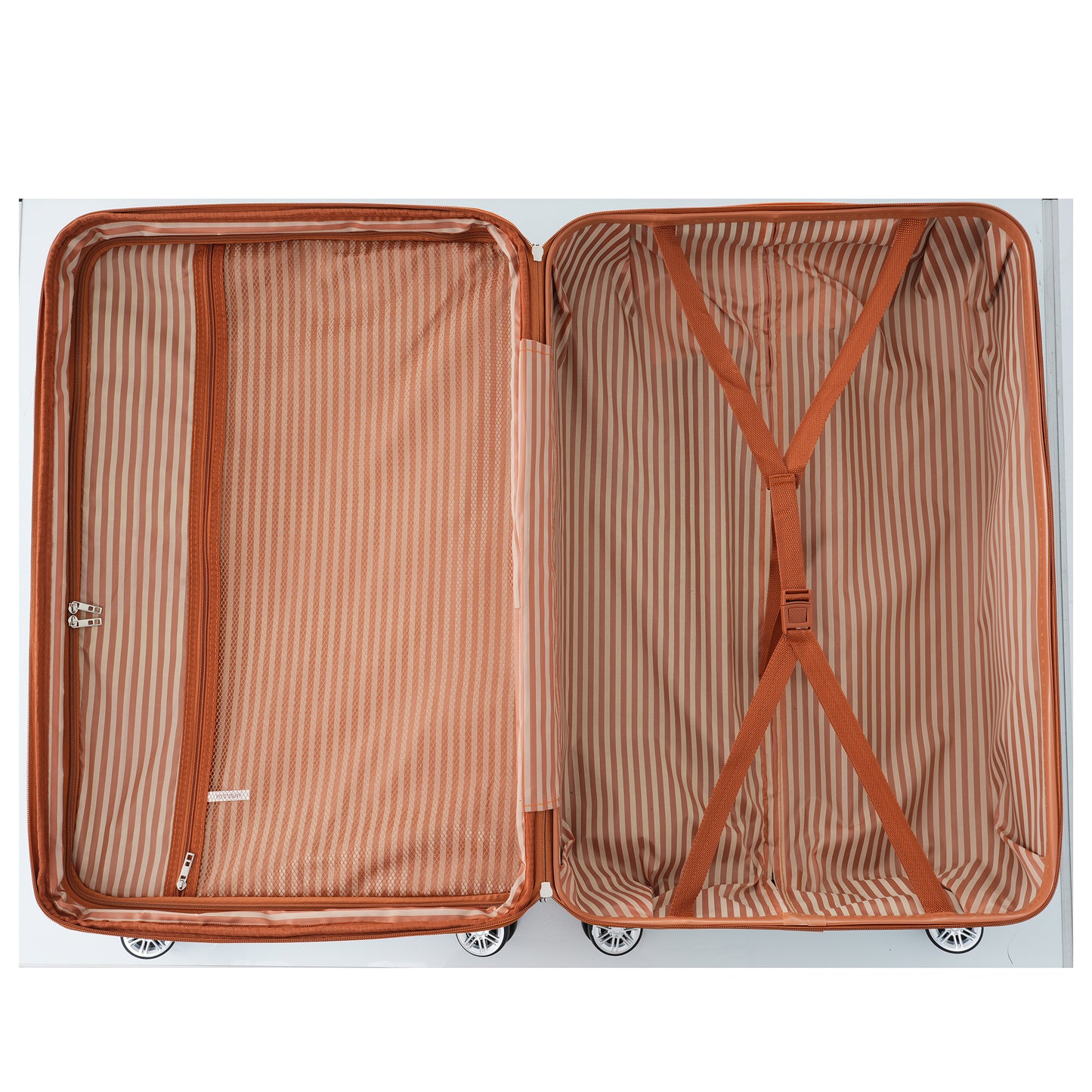 Hardshell Luggage Sets 3 Piece double spinner wheels TSA Lock Lightweight suitcase