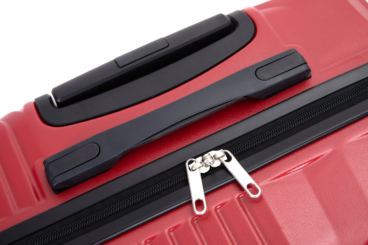 3 Piece Luggage Sets Lightweight Two Hooks Spinner Wheels