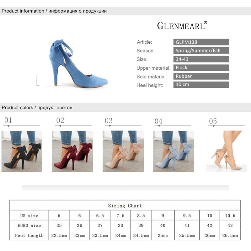 High Heels Butterfly bow pumps