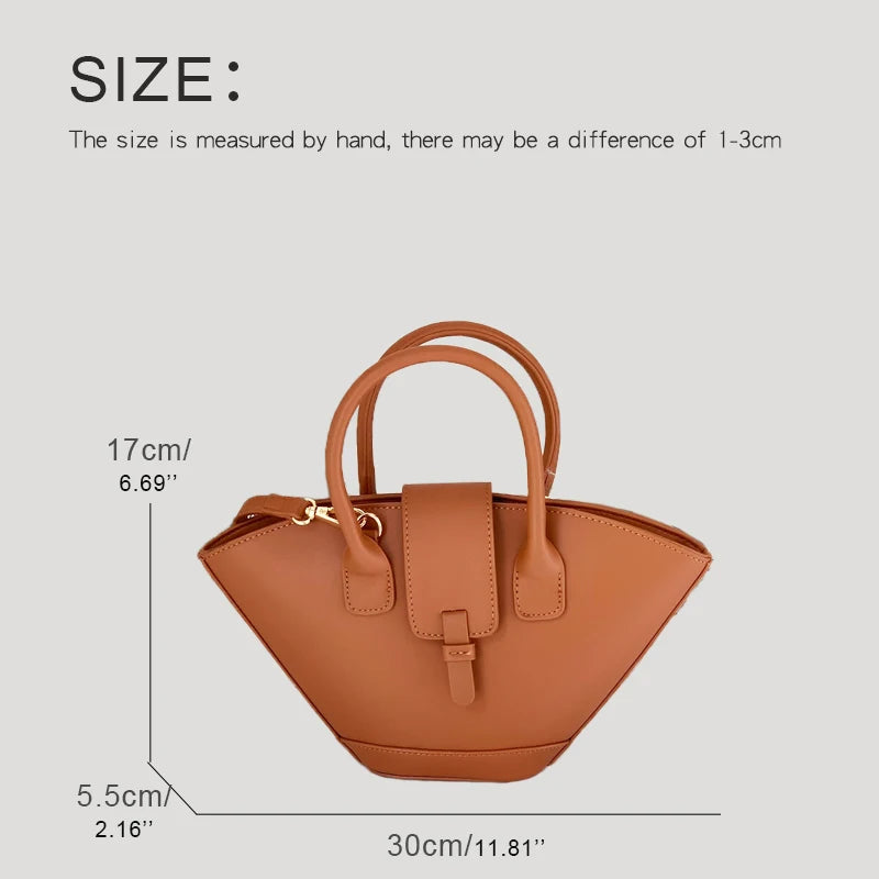 Vintage PU leather Shoulder Bag