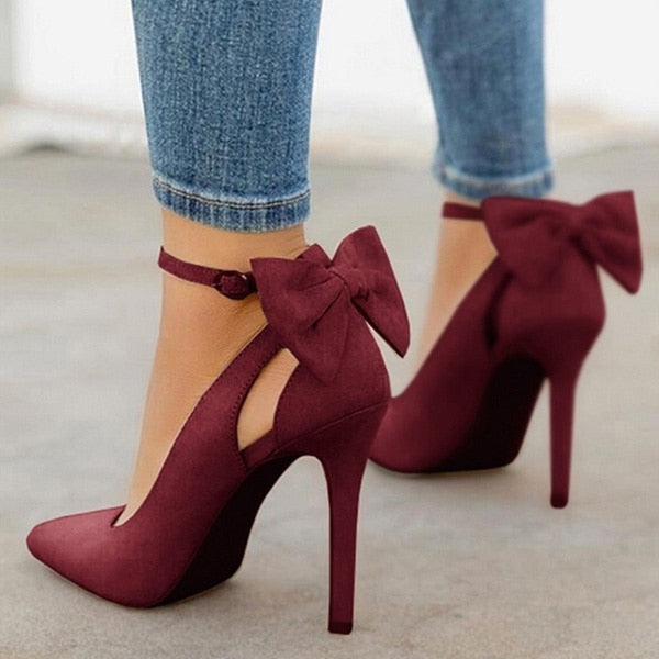 High Heels Butterfly bow pumps
