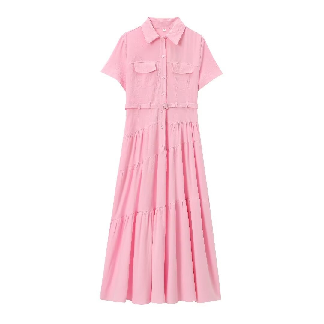 Belted Shirt dress