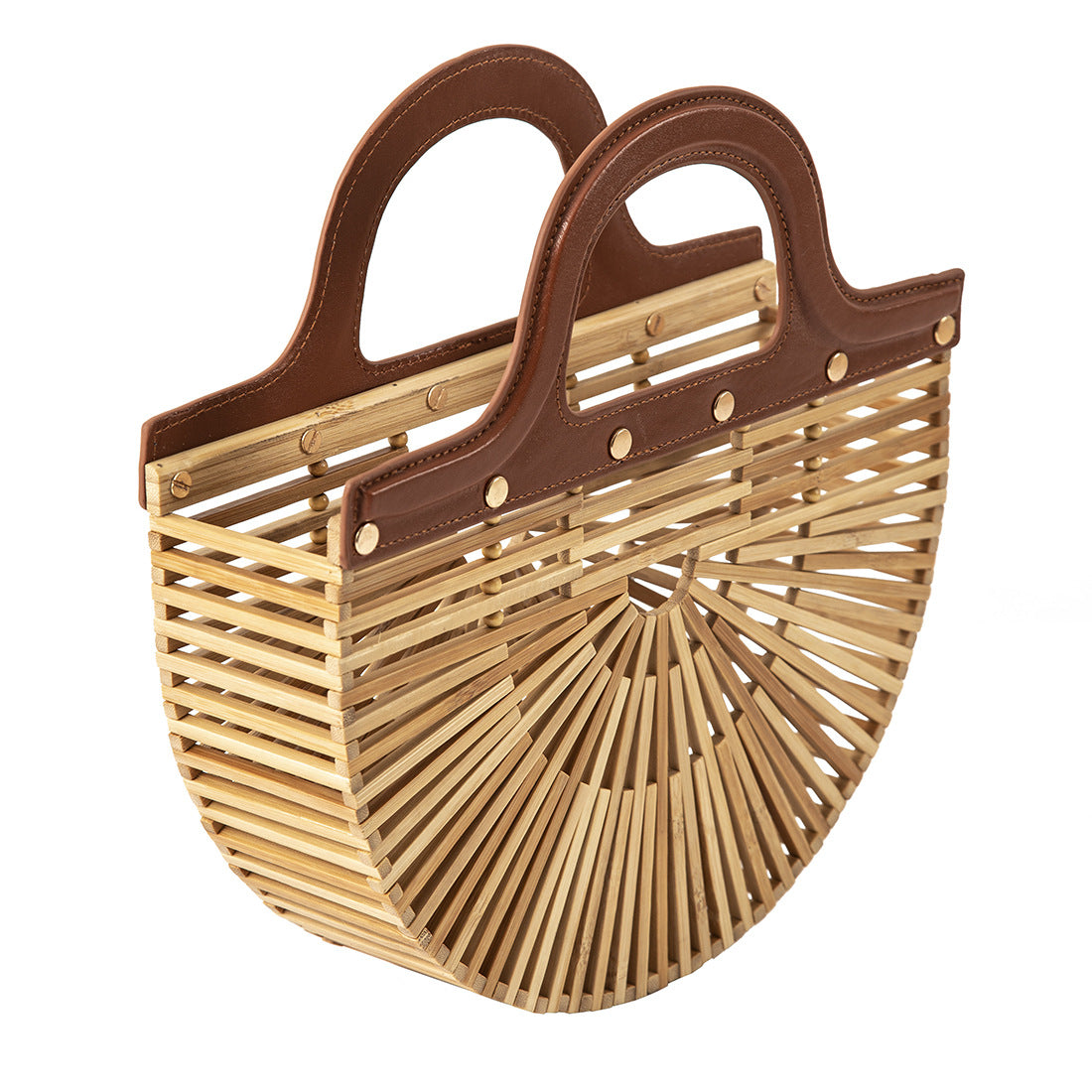 Handheld bamboo bag