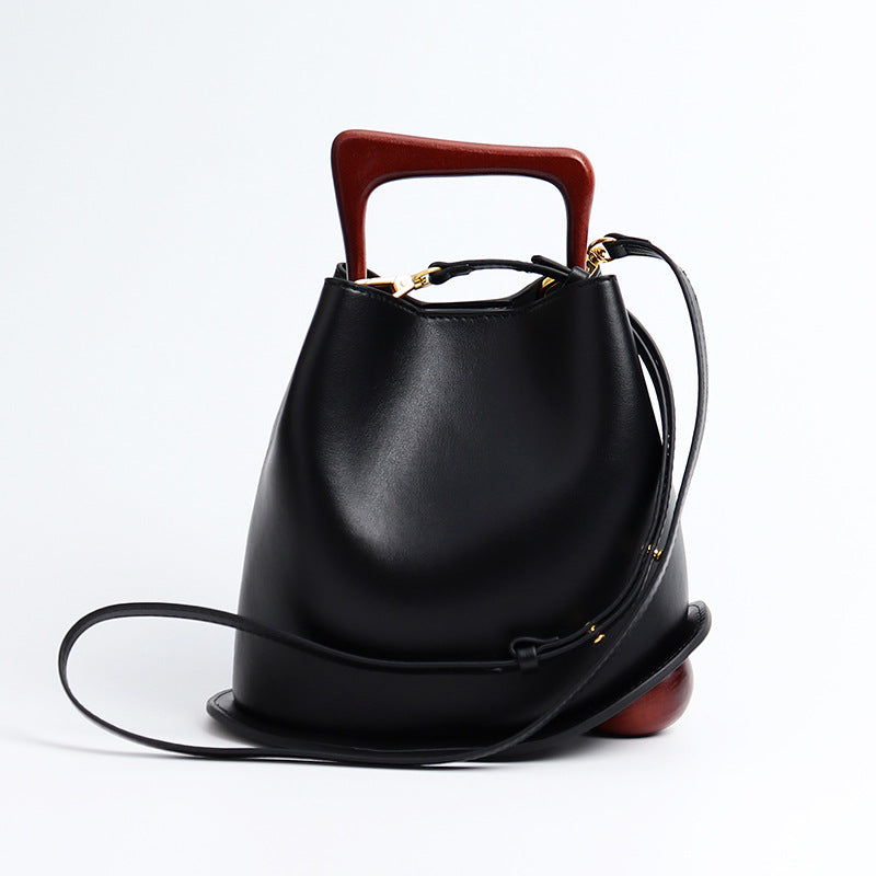 , wooden crossbody bag,