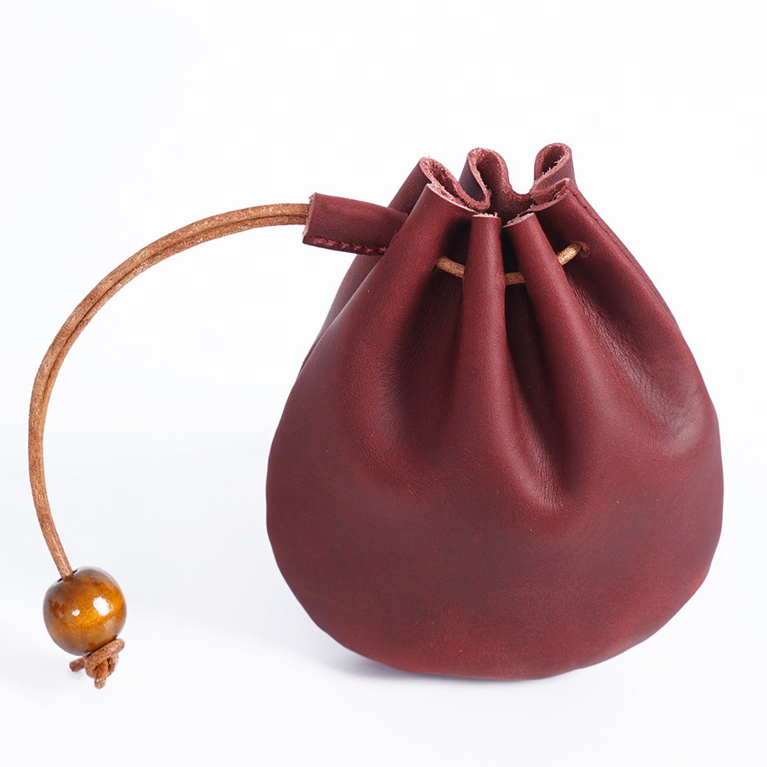 Genunie leather drawstring Vintage wallet