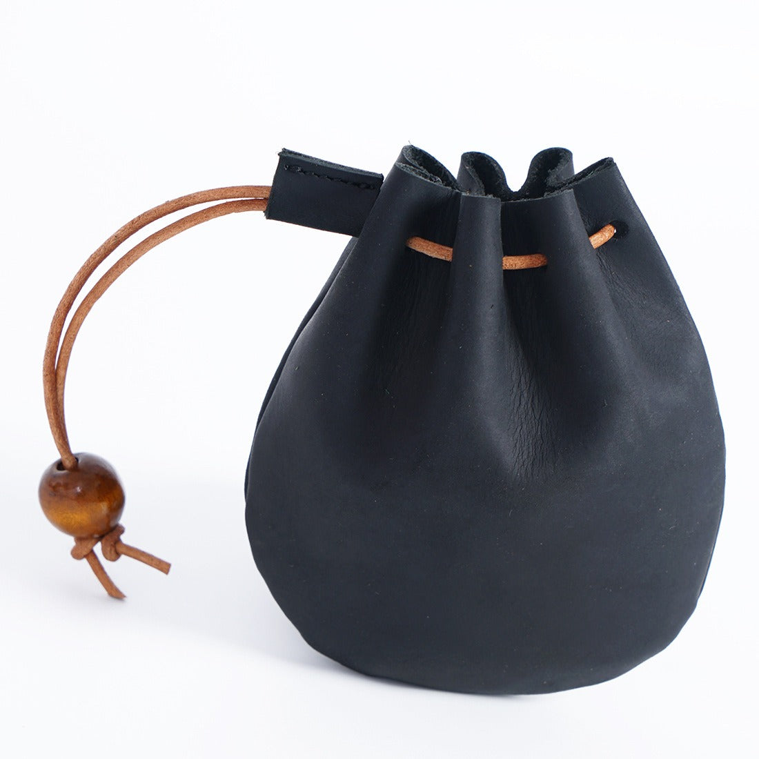 Genunie leather drawstring Vintage wallet